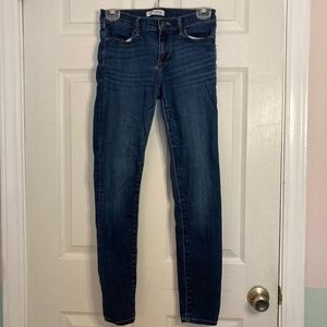 Banana Republic Dark Washed Denim Strait Leg Jeans